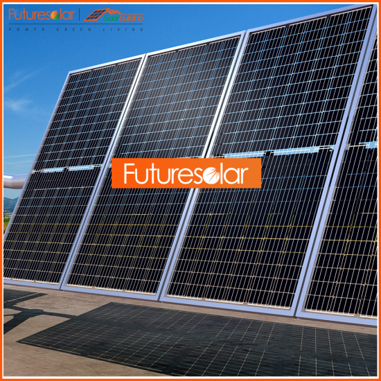 futuresolar 500w plus groot paneel dubbelzijdig bifaciale zonnepanelen 525w-550w 